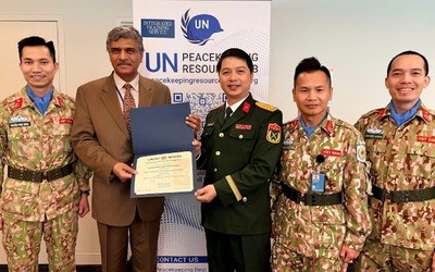 Lần đầu Việt Nam có khóa huấn luyện gìn giữ hòa bình được công nhận đạt chuẩn quốc tế