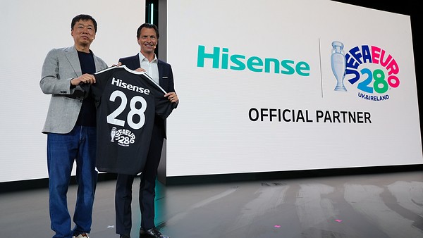 Hisense mở rộng quan hệ hợp tác lâu dài với UEFA, trở thành Đối tác chính thức của UEFA EURO 2028