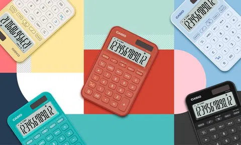 Casio ra mắt 25 mẫu máy tính thiết kế mới