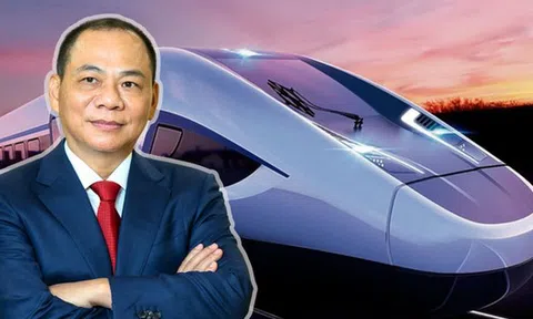 Xuất hiện động thái mới tại tuyến đường sắt tốc độ cao 5,3 tỷ USD, đi qua 4 tỉnh thành do VinSpeed của tỷ phú Phạm Nhật Vượng đề xuất
