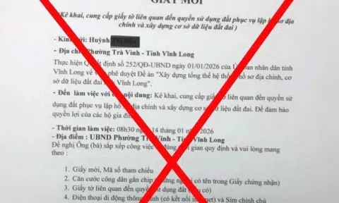 Giả cán bộ yêu cầu làm sạch dữ liệu sổ đỏ để lừa đảo