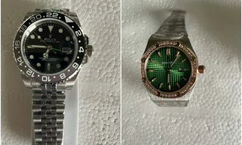 Phát hiện lô đồng hồ "nhái" thương hiệu Patek Philippe, Rolex, Hublot