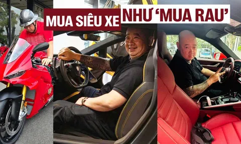 Bí ẩn dân chơi Việt chốt loạt xe khủng hàng chục tỷ sát Tết: Lamborghini đắt ngang 4 căn chung cư cao cấp, mô tô cũng cả tỷ đồng