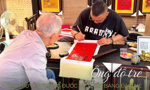 Ông đồ "thế hệ mới": Viết tiếp truyền thống bằng đam mê