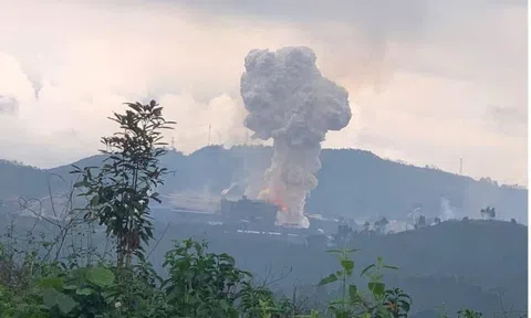Nổ lớn tại Công ty Phốt pho vàng Việt Nam, một người tử vong