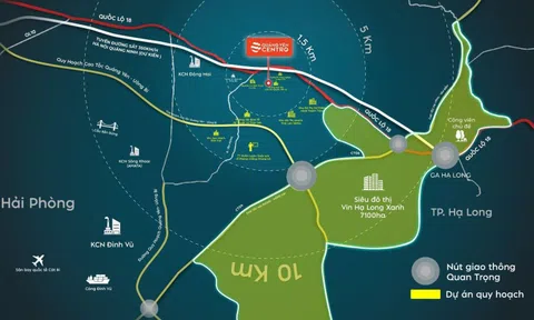 Quảng Yên Centro – Tâm điểm lõi đô thị, thừa hưởng động lực từ khu công nghiệp quy mô