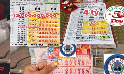 Xổ số miền Nam: Nhiều người “ôm” vé số trúng độc đắc xuyên Tết
