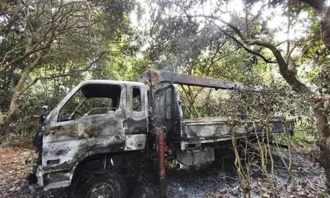 Xe tải gắn cẩu vướng dây điện, nam tài xế tử vong