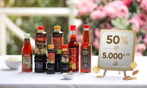 Một công ty chốt ngày chi trả cổ tức tiền mặt với tỷ lệ 50%