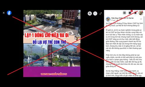 Sự thật phía sau thông tin CSGT “hy sinh khi truy đuổi” đang lan truyền trên mạng