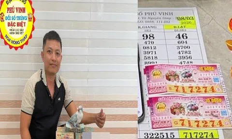 Người đàn ông “ôm” vé trúng độc đắc xổ số miền Nam từ ngày 8-3