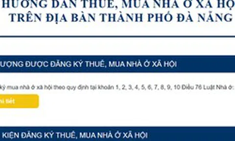 Tiếp cận dự án nhà ở xã hội ở Đà Nẵng chỉ bằng một cú nhấp chuột