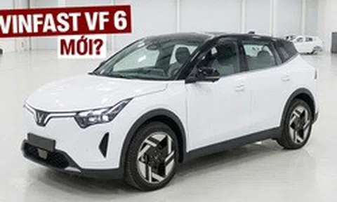 Rộ ảnh SUV VinFast mới đang thử nghiệm: Cỡ như VF 6, cụm đèn đặt cao kiểu VF 8, mâm gần giống VF MPV 7