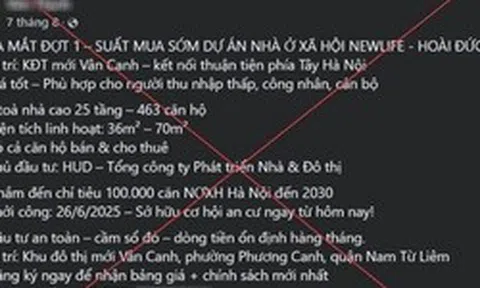 Xử phạt đối tượng rao bán 'suất ngoại giao', 'suất nội bộ' nhà ở xã hội
