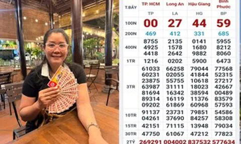 Hai giải độc đắc xổ số miền Nam xuất hiện vào rạng sáng 5-4