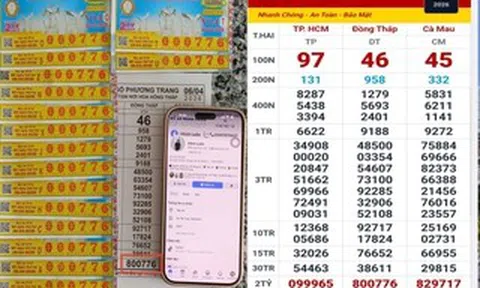 Sáng sớm 7-4, lộ diện nhiều người trúng thưởng xổ số miền Nam