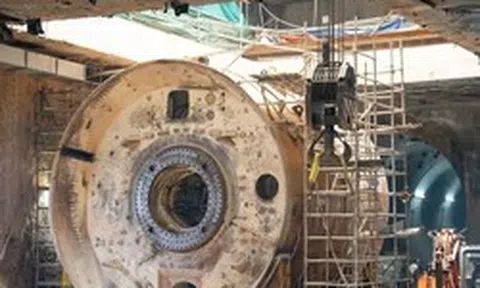 Đào thông toàn bộ hầm ngầm tuyến metro Nhổn - ga Hà Nội