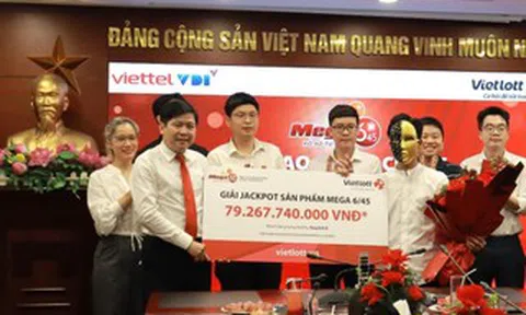 Một nhân viên văn phòng trúng giải Jackpot gần 80 tỉ đồng