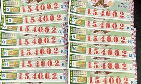 Sáng 25-4, lộ diện nơi trúng giải độc đắc 14 vé xổ số miền Nam