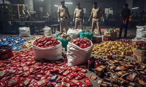 Đột kích 2 nhà máy, công an phát hiện đường dây sản xuất thuốc dạ dày và cà phê giả, tịch thu hơn 150.000 sản phẩm