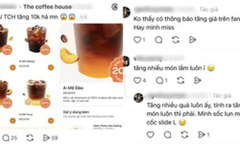 Phê La, The Coffee House đồng loạt tăng giá: Một ly nước có thể lên tới 80.000 đồng, người tiêu dùng nói gì?