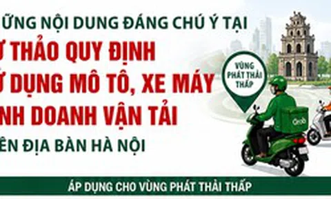[Infographic] - Xe ôm chạy xăng ở Hà Nội sắp tới cần chú ý gì?