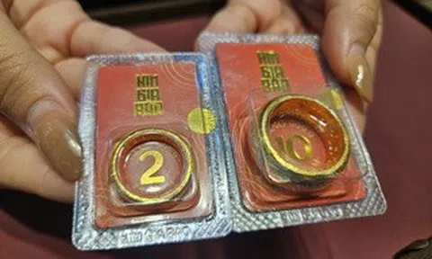 Sáng 6-5, giá vàng miếng SJC, vàng nhẫn tăng 2,5 triệu đồng/lượng