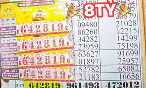 Chiều 8-5, hai giải độc đắc xổ số miền Nam xuất hiện ở  2 tỉnh