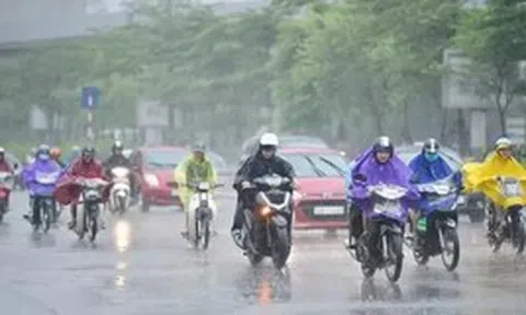 Miền Bắc mưa to diện rộng từ đêm nay