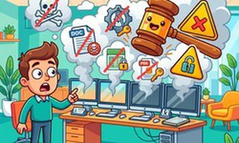 Cảnh báo khẩn: Hàng loạt web "lậu" đóng cửa, doanh nghiệp đối diện án phạt nặng nếu tiếp tục dùng phần mềm không bản quyền