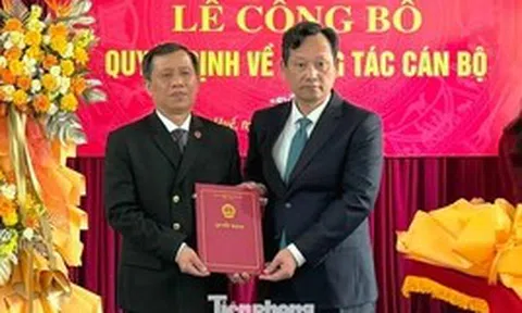 Tòa án Nhân dân Tối cao công bố quyết định về công tác cán bộ