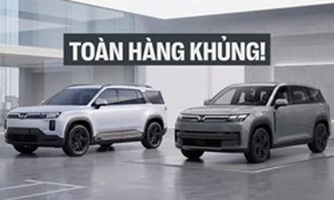Lộ 2 SUV VinFast hoàn toàn mới: Kích thước lớn như VF 9, dáng góc cạnh kiểu Land Rover, có điểm gần giống VF 8 vừa ra mắt