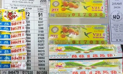 Sáng 26-5, lộ diện nơi trúng 3 giải độc đắc và 3 giải an ủi xổ số miền Nam