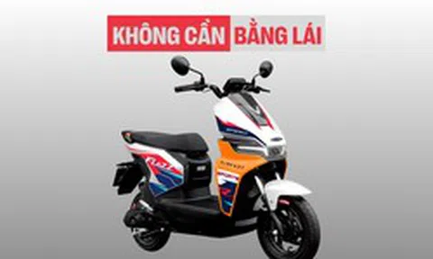 Xe máy điện VinFast Flazz Max ra mắt khách Việt: Động cơ mạnh hơn đời trước, sạc đầy đi 85 km, giá 14,99 triệu đồng