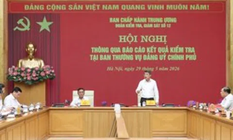 Bộ Chính trị quy định chức năng, nhiệm vụ, tổ chức bộ máy của Đảng ủy Chính phủ
