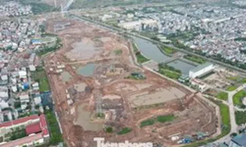 Dự án hồ điều hòa Yên Nghĩa 1 gấp rút về đích phần đào lòng hồ