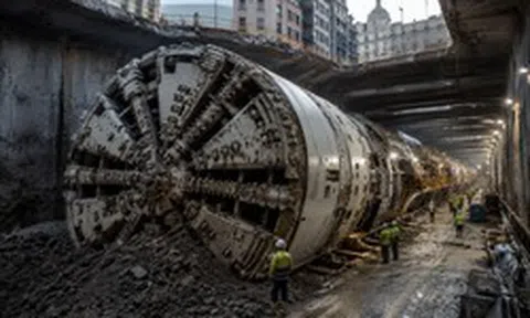 Phát hiện một cỗ máy dài gần 100m âm thầm 'nuốt chửng' đất đá dưới lòng đất suốt 2 tháng: Tạo ra thứ thay đổi cách di chuyển của 7 triệu người
