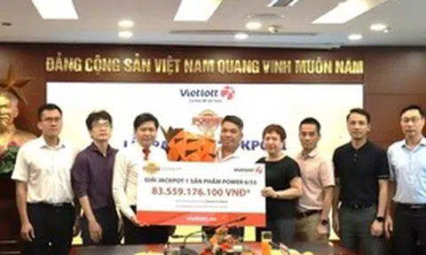 Người trúng Vietlott hơn 83 tỷ đồng không đeo mặt nạ