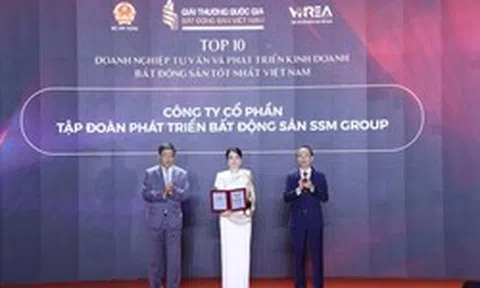 SSM Group được vinh danh tại Giải thưởng Quốc gia Bất động sản Việt Nam