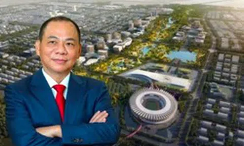 Tỷ phú Phạm Nhật Vượng trực tiếp đi thị sát “siêu đô thị” 59.000 tỷ đồng, là nơi ở tương lai của 200.000 cư dân