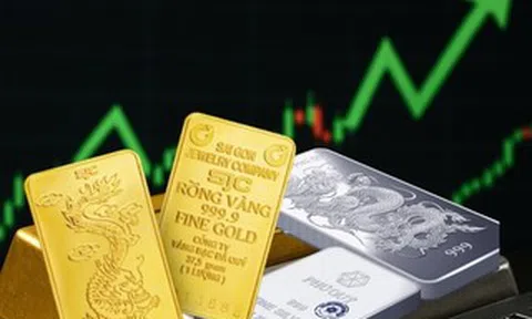 Giá vàng, bạc tăng mạnh