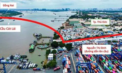 Người dân TP.Đồng Nai, TP.HCM đón tin vui: Cây cầu Cát Lái hơn 24.000 tỷ đồng, dài hơn 11 km sắp khởi công trong ít ngày tới
