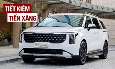 Kia Carnival thêm bản hybrid ‘giá rẻ’ tại Việt Nam: Thực tế còn 1,379 tỷ đồng, 8 chỗ ngồi, hợp dịch vụ với mức tiêu thụ xăng chỉ 4,8L/100km