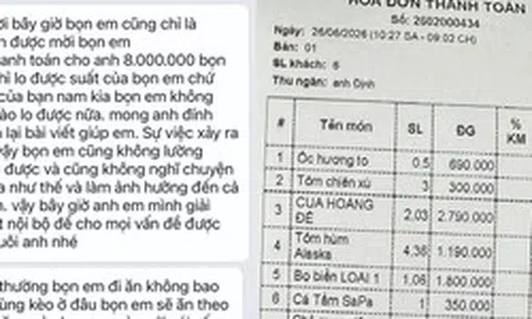 Thực hư vụ thanh niên mời bạn gái ăn tôm hùm, cua hoàng đế hết hơn 16 triệu đồng rồi không thanh toán