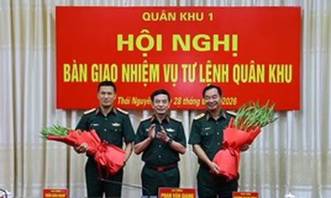 Bổ nhiệm Trung tướng Trương Mạnh Dũng giữ chức Phó Tổng Tham mưu trưởng; Thiếu tướng Trần Xuân Mạnh tiếp nhận nhiệm vụ Tư lệnh Quân khu 1