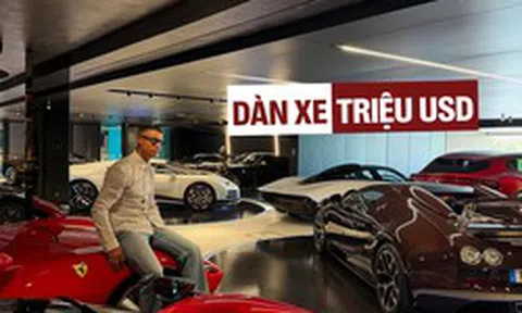 Cristiano Ronaldo khoe khéo garage triệu USD: Toàn siêu phẩm giới hạn, quy tụ dàn Bugatti và Ferrari đắt đỏ