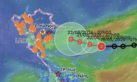 Áp thấp nhiệt đới mạnh thêm, vào vịnh Bắc Bộ