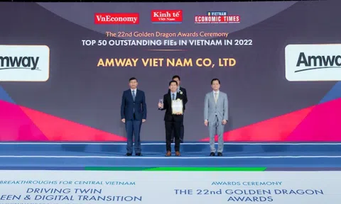 Amway Việt Nam được vinh danh là doanh nghiệp FDI tiên phong trong lĩnh vực chuyển đổi số tại Việt Nam