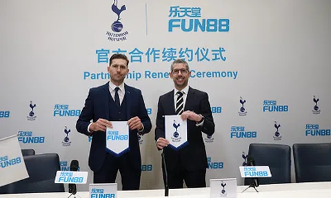 CLB BÓNG ĐÁ TOTTENHAM HOTSPUR TIẾP TỤC TRỞ THÀNH ĐỐI TÁC CHÍNH THỨC CỦA FUN88 TẠI CHÂU Á